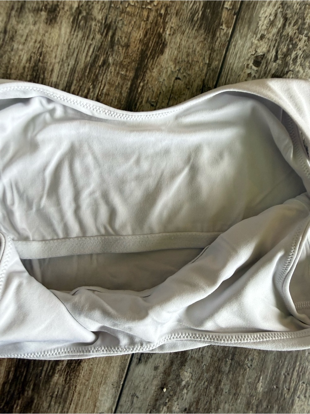 2 for $20 sale: Offline by Aerie white low support bralette/ tank - S - Picture 3 of 4